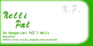 nelli pal business card